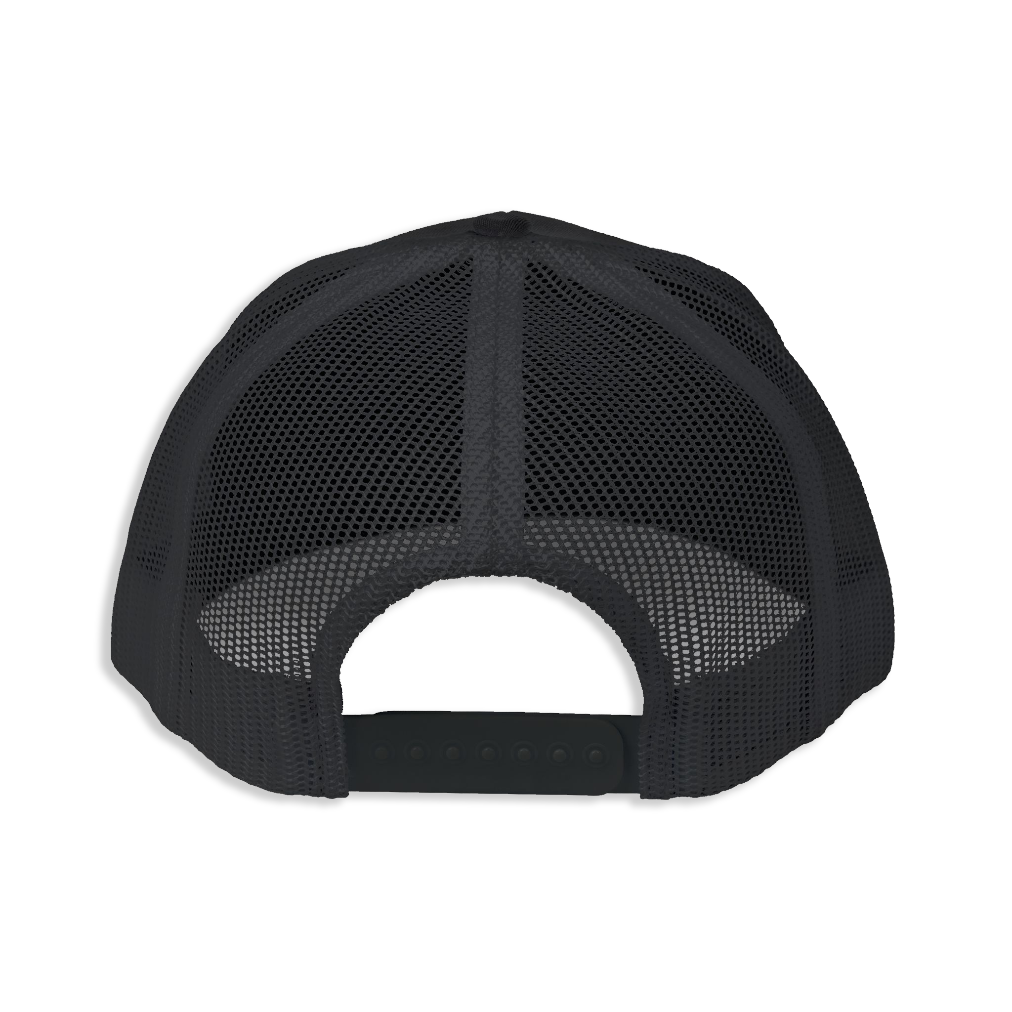 Black Snapback Trucker Hat