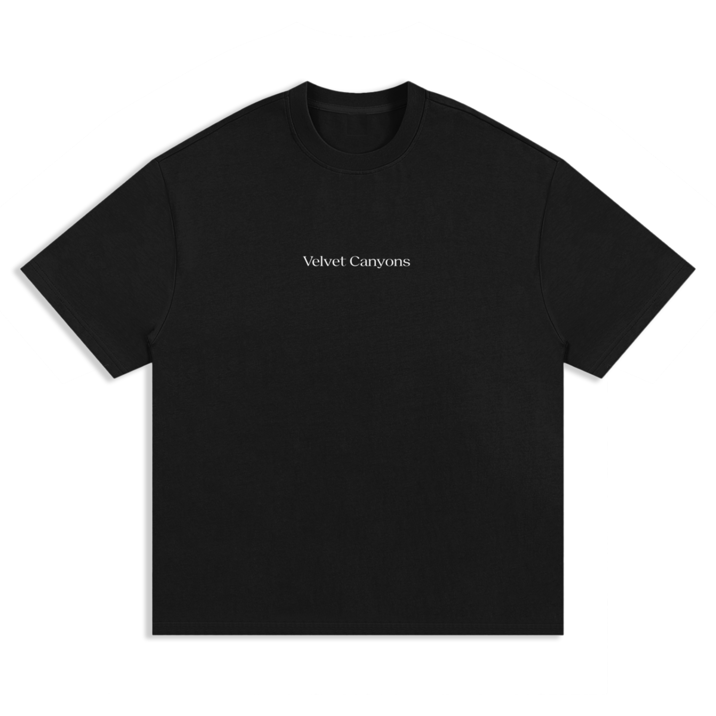 Black Heavyweight Center Logo T-Shirt