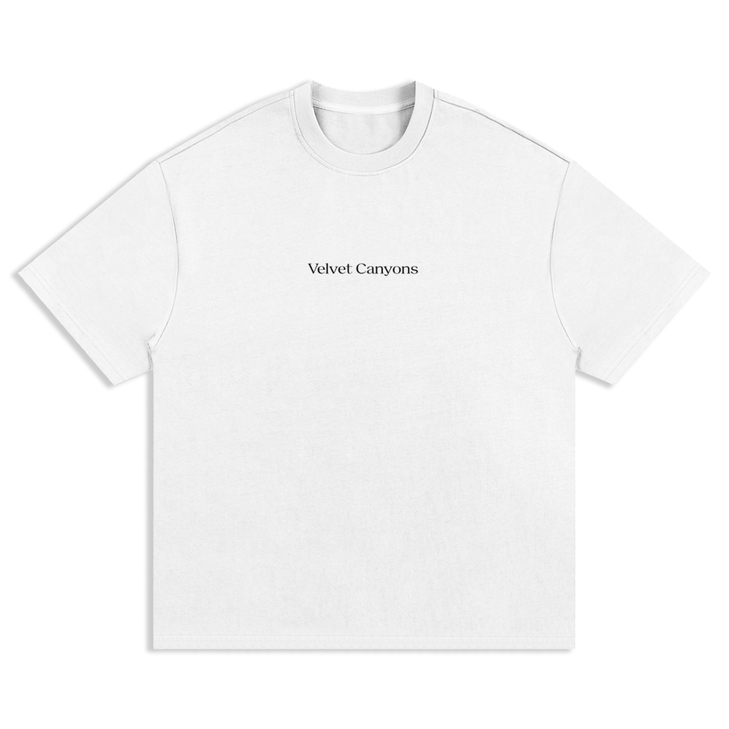 White Heavyweight Center Logo T-Shirt