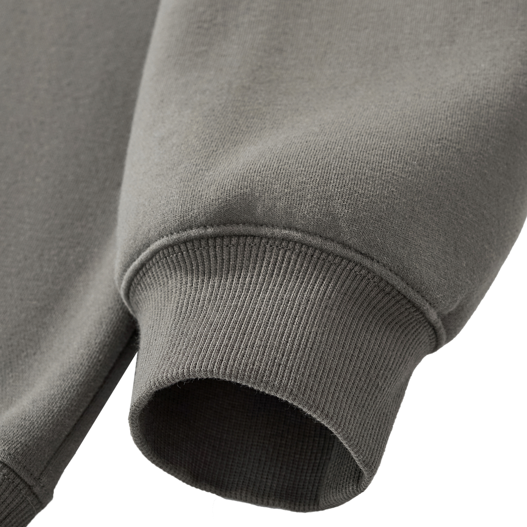 Dark Grey Basics Boxy Hoodie