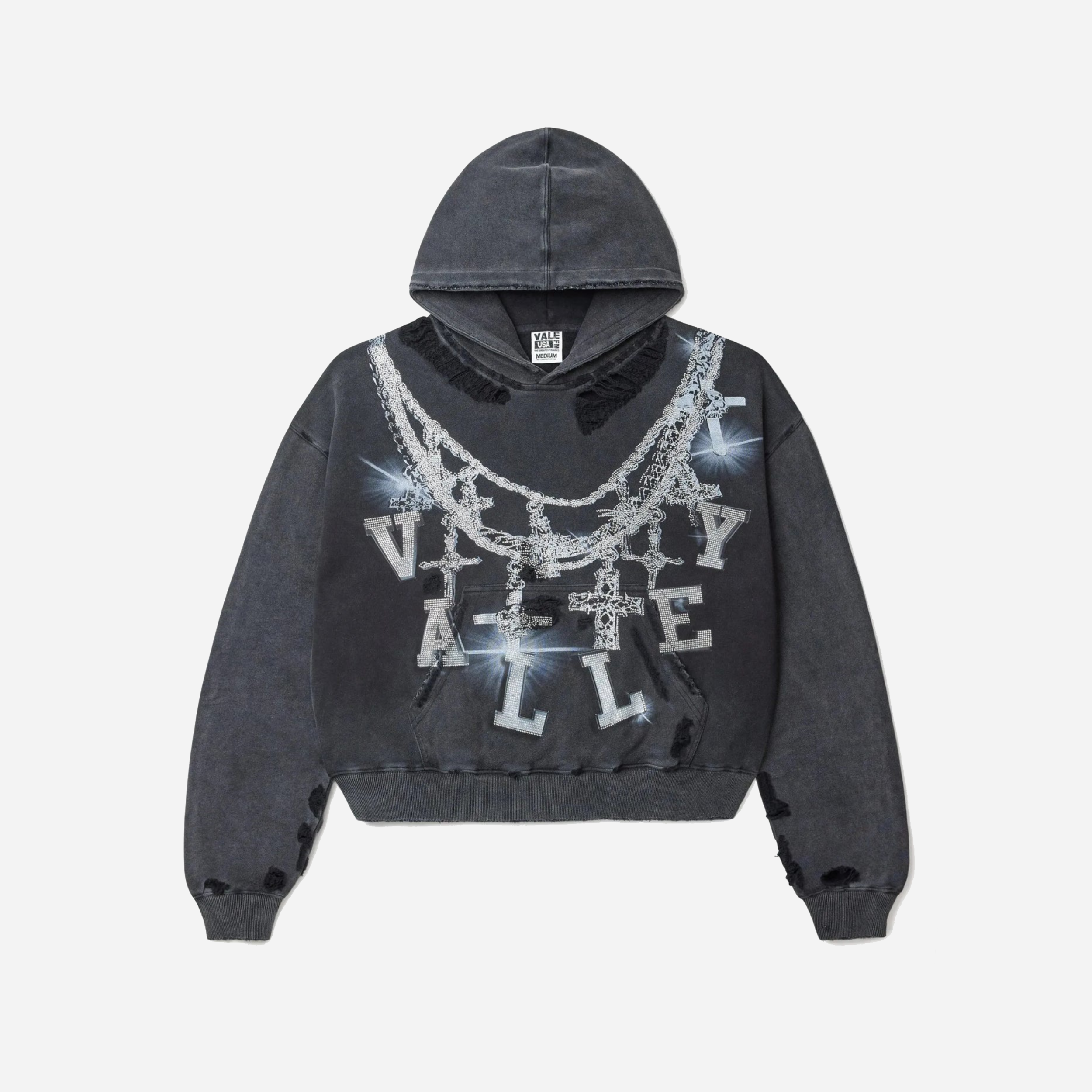 Vale Forever Big Chain Hoodie 'Black'