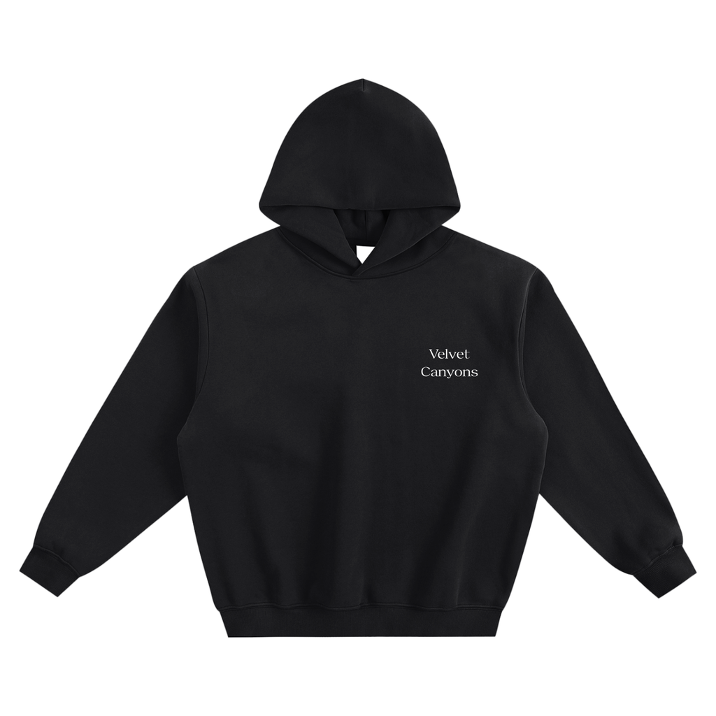 Black Boxy Hoodie