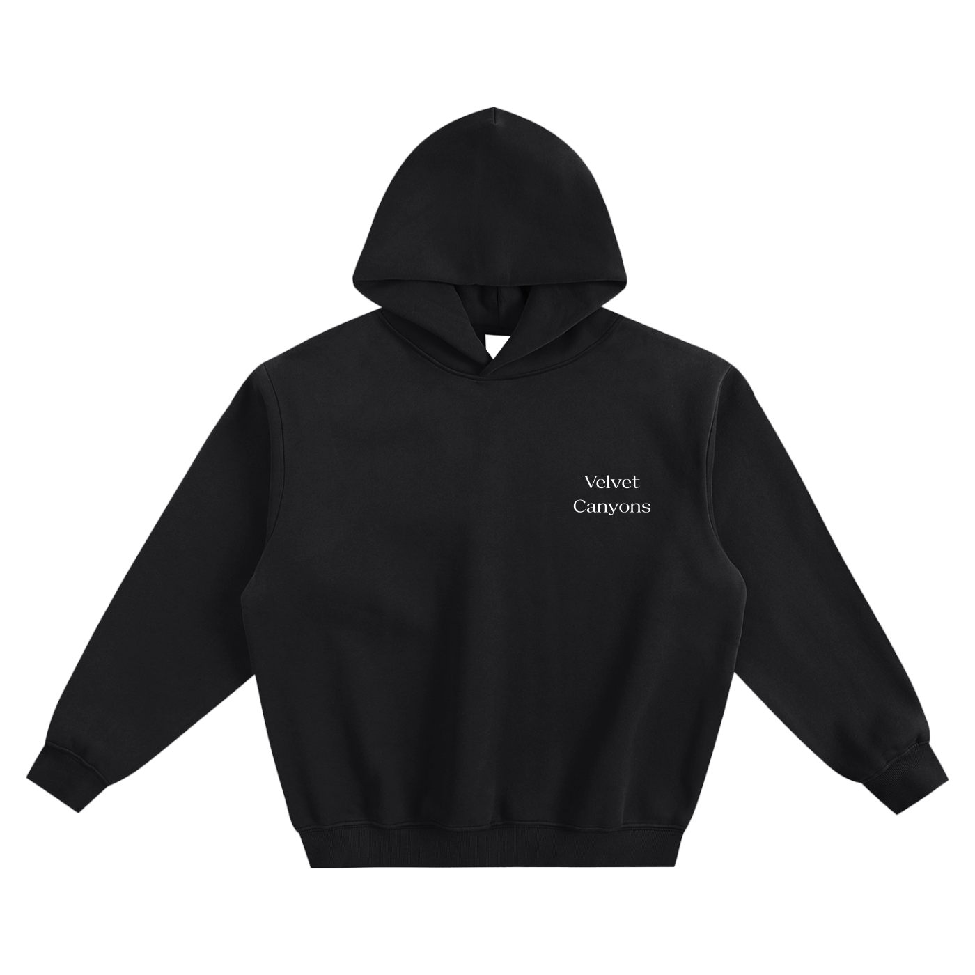 Black Boxy Hoodie